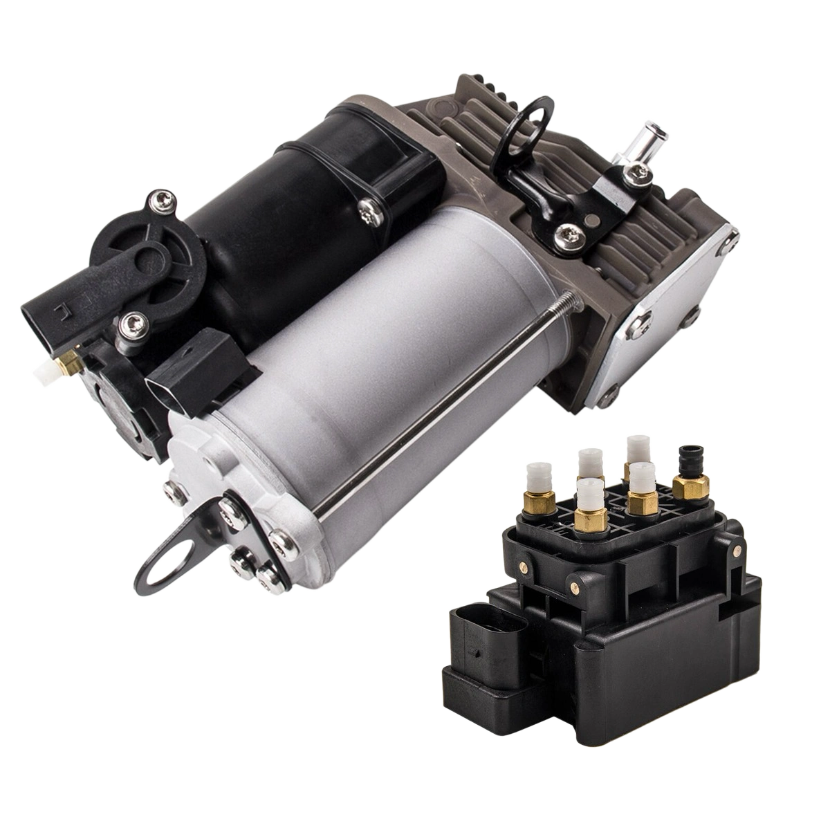 Air compressor and Valve Block